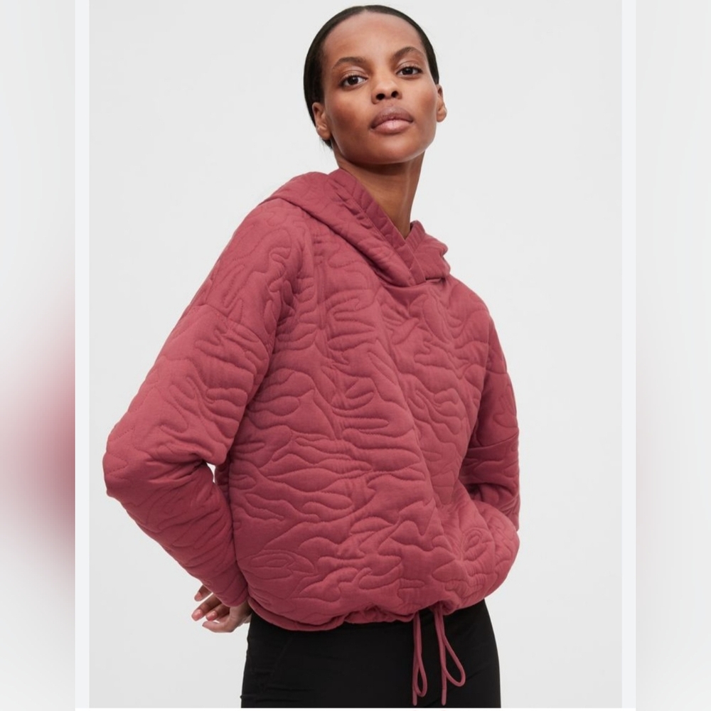 GapFit Quilted Hoodie - Large NWT